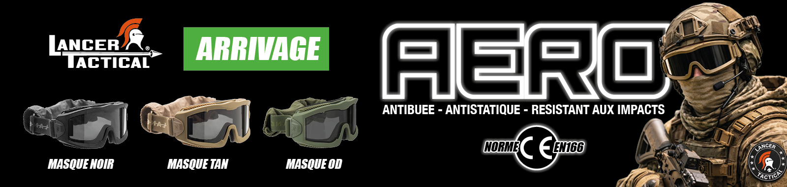 Arrivage masque AERO