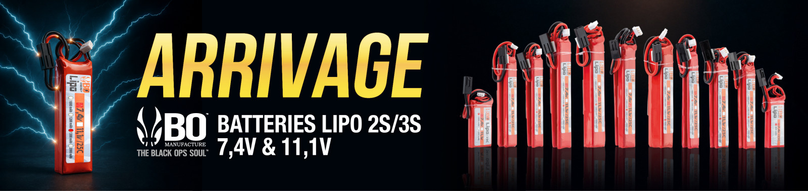 Arrivage Lipo - BO Manufacture