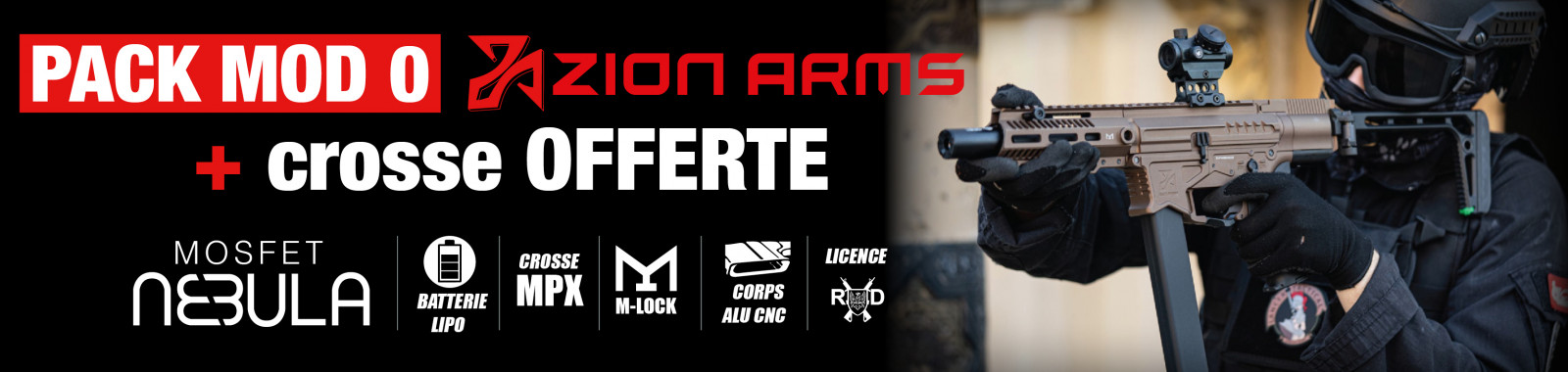 Pack Zion Arms - Une crosse offerte