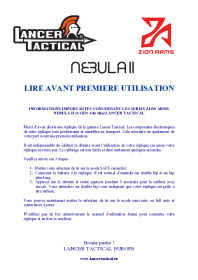 CALIBRAGE DETENTE FR 14