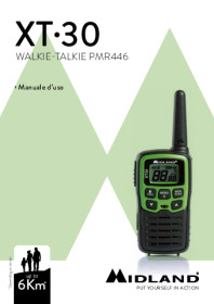 Midland XT30 - Walkie-Talkie PMR 446 - Pair - C1177