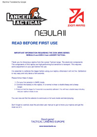 THROTTLE CALIBRATION EN 14