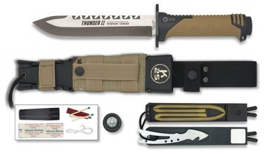 Couteau droit de survie K25 Thunder II