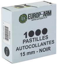A52415-Pastilles autocollantes diam. 15 ou 19 mm Photo A52415-Pastilles autocollantes diam. 15 ou 19 mm