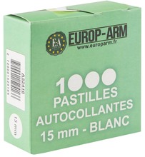 Pastilles autocollantes diam. 15 ou 19 mm