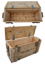 A60396-02 Surplus wooden ammo crate Photo A60396-02 Surplus wooden ammo crate