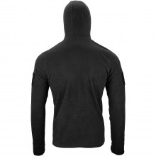 Photo A61119XXL-02 Black fleece sweatshirt with hood Viper Tactical