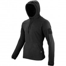 Photo A61119XXL Black fleece sweatshirt with hood Viper Tactical