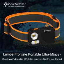 Photo A61657-009.jpg Lampe frontale Skywoods L60A81 – 300 lm – 7 modes – Rechargeable USB-C