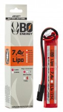 1 stick batterie Lipo 2S 7.4V 1000mAh 25C