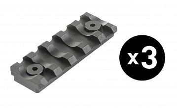 A64403-V Pack 3 Keymod rails 5 slots Photo A64403-V Pack 3 Keymod rails 5 slots