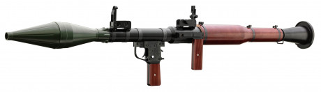 Airsoft replica RPG-7 rocket launcher, metal & ...