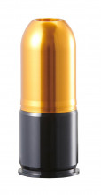 A68592-1 Grenade 40mm à gaz Noir/Or Photo A68592-1 Grenade 40mm à gaz Noir/Or