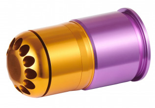 Photo A68596-1 Grenade 40mm à gaz 60 BB's Violet/Orange