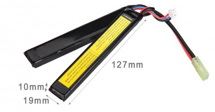 Photo A68789-1 Batterie Lipo 7,4V 2000mAh 15C double stick