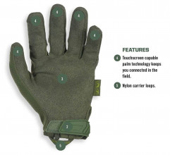 A69395-4.jpg Mechanix ORIGINAL Olive Green Gloves Photo A69395-4.jpg Mechanix ORIGINAL Olive Green Gloves