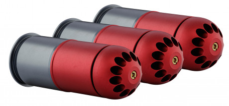 A69551-04 Pack de 3 grenades gaz 120 bbs m203 - NUPROL Photo A69551-04 Pack de 3 grenades gaz 120 bbs m203 - NUPROL