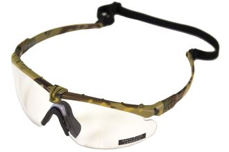 Battle Pro Thermal Camo / Clear Sunglasses - Nuprol