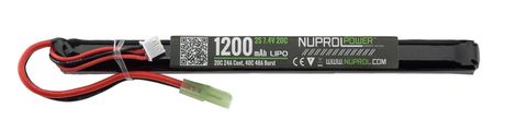 Photo BATTERIE LIPO 7,4 V 1200 mah SLIM STICK 20 C