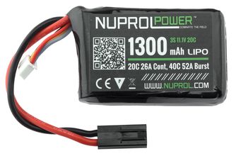 BATTERIE MICRO LIPO POWER 11,1 V 1300 MAH  20 C PEQ Photo BATTERIE MICRO LIPO POWER 11,1 V 1300 MAH  20 C PEQ