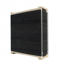 Foam Target with Wooden Frame 60x60x30 cm Banded