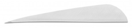 4'' RW White Round Feathers - Pack of 24