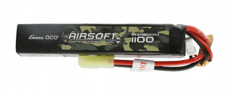 BAT115 Gen Ace Lipo 11.1V 25C 3S1P 1100mAh airsoft battery Photo BAT115 Gen Ace Lipo 11.1V 25C 3S1P 1100mAh airsoft battery