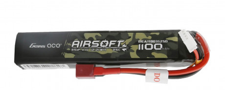 BAT116 Gen Ace Lipo 11.1V 25C 3S1P 1100mAh airsoft battery Photo BAT116 Gen Ace Lipo 11.1V 25C 3S1P 1100mAh airsoft battery