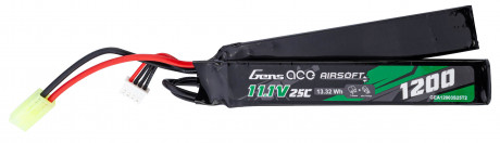 Battery 11.1v 1200 mah 2 sticks Tamiya Genspow