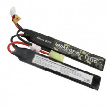 2S 7.4V 1300mAh 25C Lipo battery 2 sticks Genspow
