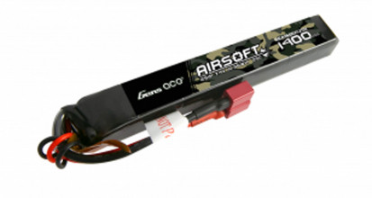 2S 7.4V 1400mAh 25C Lipo battery 1 stick Genspow