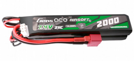 Photo BAT129-2 Battery 7.4v 2000 mah T-dean