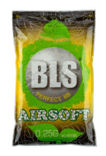 6mm Airsoft BIO White BBs 0.25g – BLS – 1 kg Bag