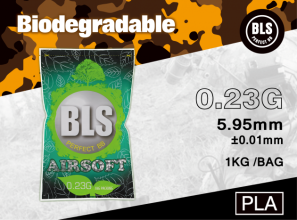6mm Airsoft BIO White BBs 0.23G BLS
