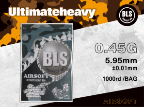 Photo BB2053.png BLS BIO 6mm Biodegradable Airsoft Heavy BBs – 1kg Bag