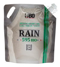 Billes Airsoft 6mm Rain BIO en sachet de 3500bbs