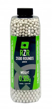 Photo BB9126 Airsoft balls 6mm RZR bottle of 3500 bbs