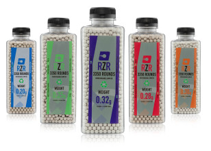 Billes Airsoft 6mm RZR BIO en bouteille 3350 bbs