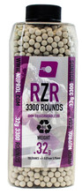 Billes Airsoft 6mm RZR 0. 32 g BIO bouteille 3350 bbs