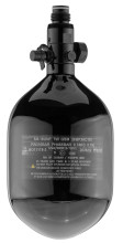 BO Carbon bottle with black varnish + 4500 PSI ...