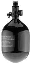 Photo BO210-02.jpg Bouteille BO Carbone vernis noir + régulateur 4500 PSI