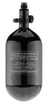 Photo BO211-03.jpg Bouteille BO Carbone vernis noir + régulateur 4500 PSI