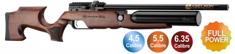 Photo CA650135-V PCP Aselkon MX6 Jet Black High Power Air Rifle
