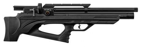 Photo CA6510EX-05 PCP air rifle Aselkon MX10-S Regulator Jet Black Cal .22 <19J