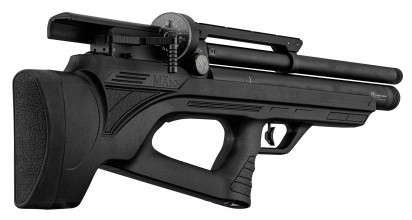 Photo CA6510EX-06 PCP air rifle Aselkon MX10-S Regulator Jet Black Cal .22 <19J