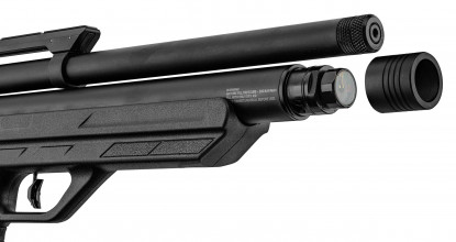 Photo CA6510EX-18 PCP air rifle Aselkon MX10-S Regulator Jet Black Cal .22 <19J