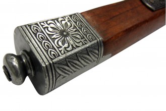 Photo CD1010-05 Réplique décorative Denix de pistolet hache du XVIIème siècle