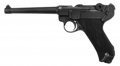 Pistolet Denix Luger P08 Parabellum crosse noir