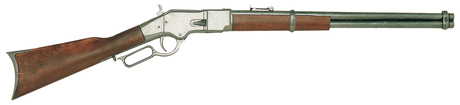 Photo CD1140G-Réplique décorative Denix de la carabine à levier américaine de 1866