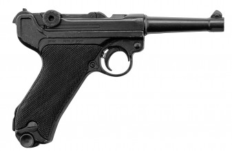 Photo CD1143-03 Réplique décorative Denix du pistolet allemand Luger P08